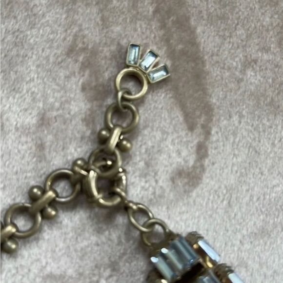 NWT *Lee Angel* Neiman Marcus *Gatsby* Crystal Baguette Necklace - Picture 6 of 8
